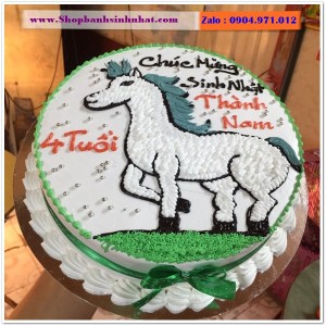 Bánh Sinh Nhật Con ngựa - YN08